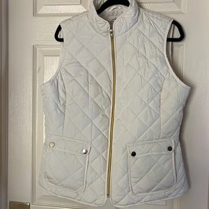 CREAMY QUILTED VEST